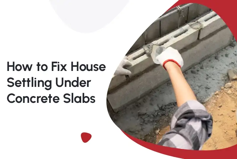 How to Fix House Settling Under Concrete Slabs
