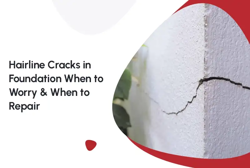 Hairline Cracks in Foundation: When to Worry & When to Repair
