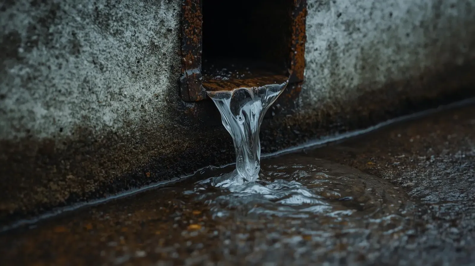 drain rain gutter