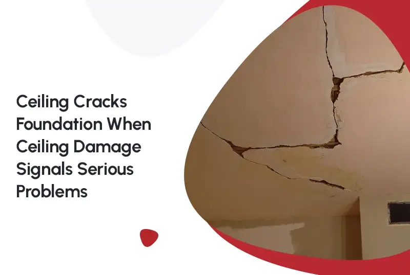 Ceiling Cracks Foundation: When Ceiling Damage Signals Serious Problems