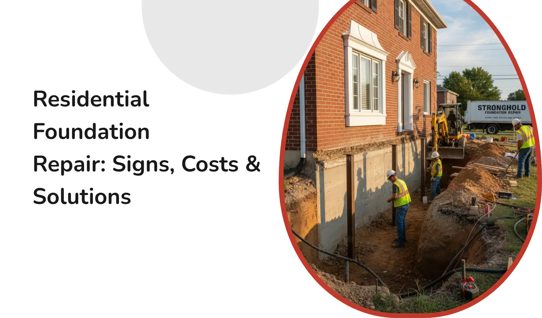Residential Foundation Repair: Signs, Costs & Solutions
